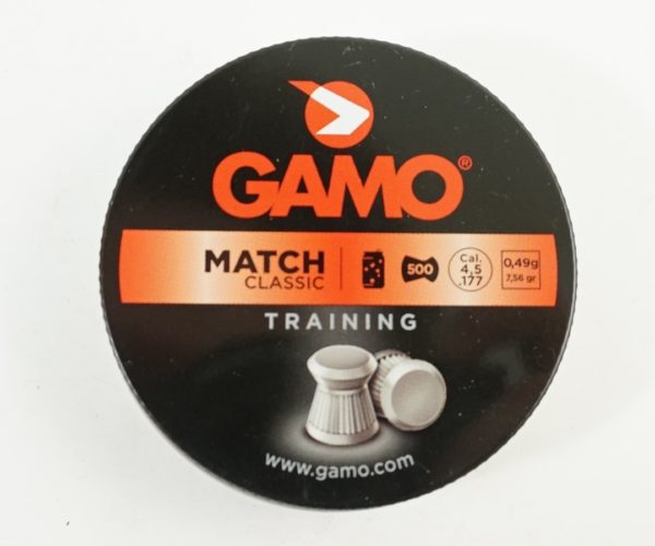 Пули Gamo Match 4,5 мм, 0,49 грамм, 500 штук