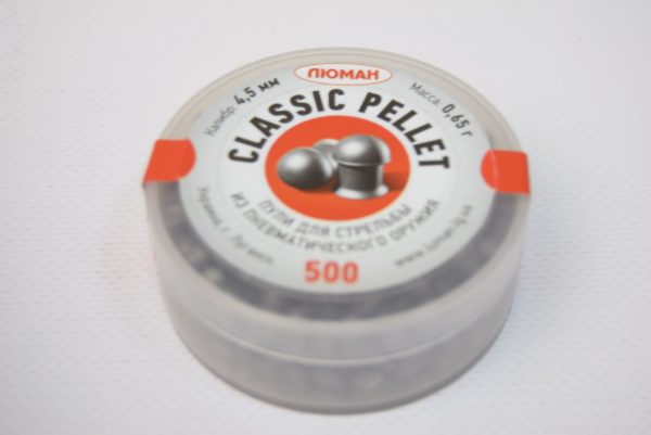 Пули Люман Classic Pellets 4,5 мм, 0,65 грамм, 500 штук