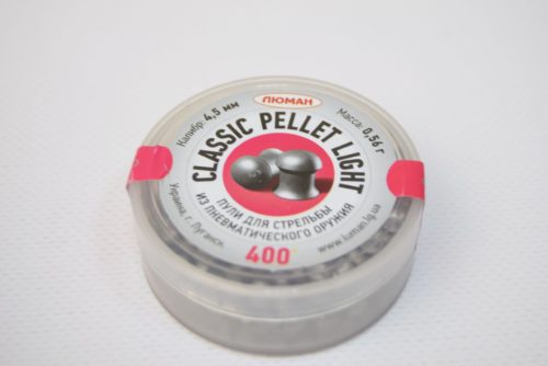 Пули Люман Classic Pellets Light 4,5 мм, 0,56 грамм, 400 штук