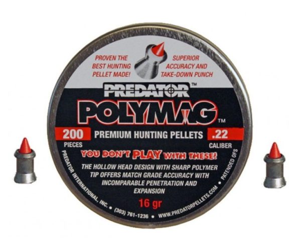 Пули JSB Predator Polymag 5,5 мм, 1,04 грамма, 200 штук