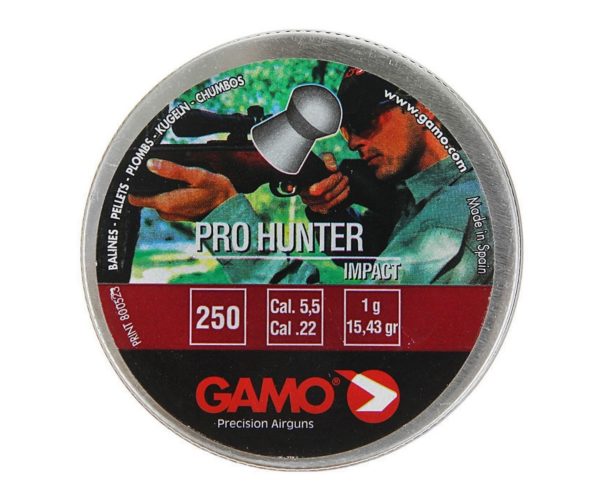 Пули Gamo Pro Hunter 5,5 мм, 1 грамм, 250 штук