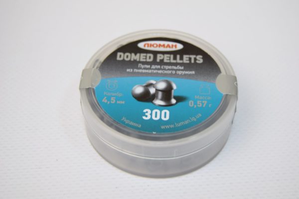 Пули Люман Domed Pellets 4,5 мм, 0,57 грамм, 300 штук