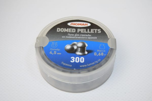 Пули Люман Domed Pellets 4,5 мм, 0,68 грамм, 300 штук