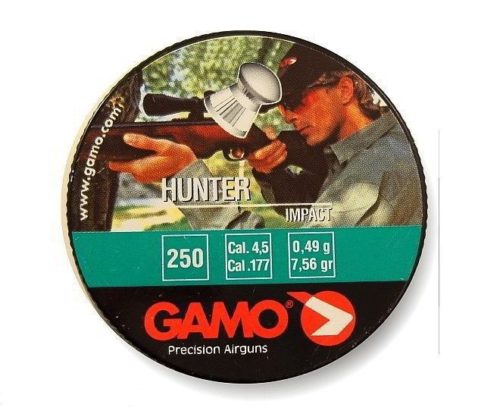 Пули Gamo Hunter 4,5 мм, 0,49 грамм, 250 штук