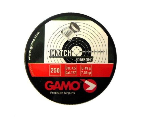 Пули Gamo Match 4,5 мм, 0,49 грамм, 250 штук