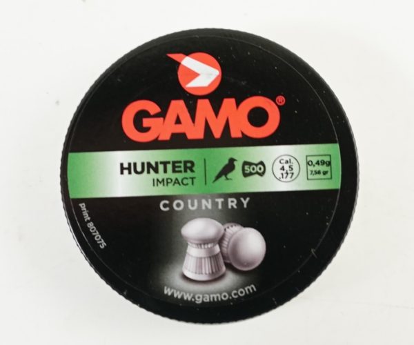 Пули Gamo Hunter 4,5 мм, 0,49 грамм, 500 штук