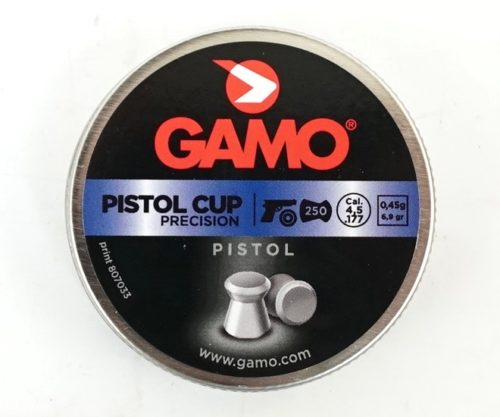 Пули Gamo Pistol Cup 4,5 мм, 0,45 грамм, 250 штук