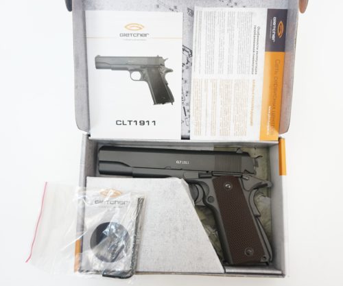 Пневматический пистолет Gletcher CLT 1911 (Colt)