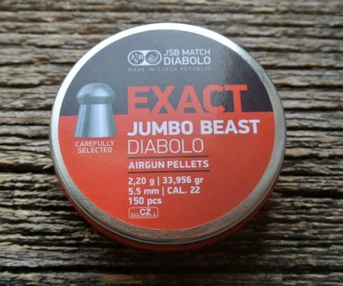 Пули JSB Exact Jumbo Beast Diabolo 5,5 мм, 2,2 грамм, 150 штук