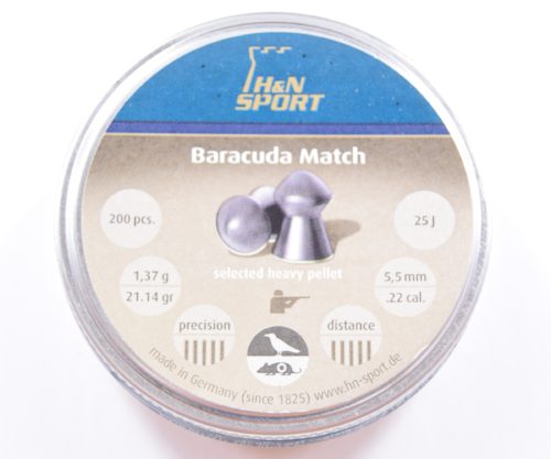 Пули H&N Baracuda Match 5,5 мм, 1,37 грамм, 200 штук