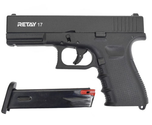 Охолощенный СХП пистолет Retay 17 (Glock) 9mm P.A.K