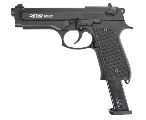 Охолощенный СХП пистолет Retay MOD92 (Beretta) 9mm P.A.K