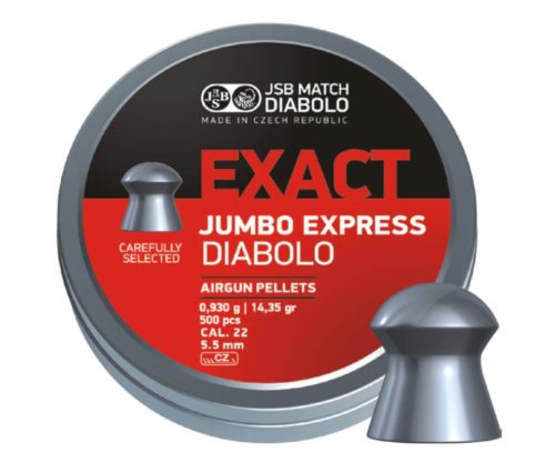 Пули JSB Exact Jumbo Express Diabolo 5,5 мм, 0,93 грамм, 500 штук