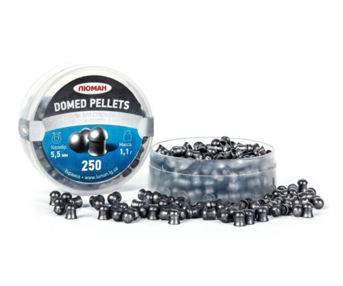 Пули Люман Domed Pellets 5,5 мм, 1,1 грамм, 250 штук