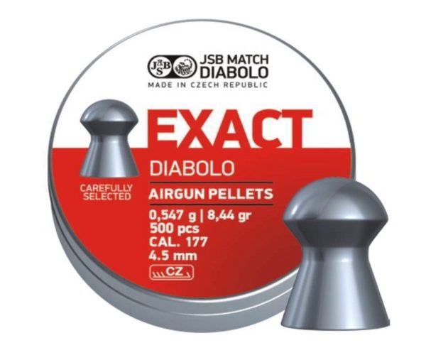 Пули JSB Exact Diabolo 4,5 мм, 0,547 грамм, 500 штук