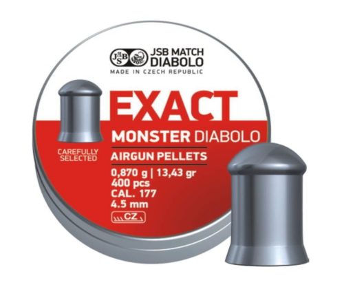 Пули JSB Exact Monster Diabolo 4,5 мм, 0,87 грамм, 400 штук