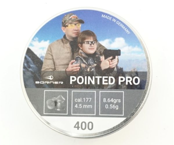 Пули Borner Pointed Pro 4,5 мм, 0,56 грамм, 400 штук