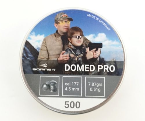 Пули Borner Domed Pro 4,5 мм, 0,51 грамм, 500 штук