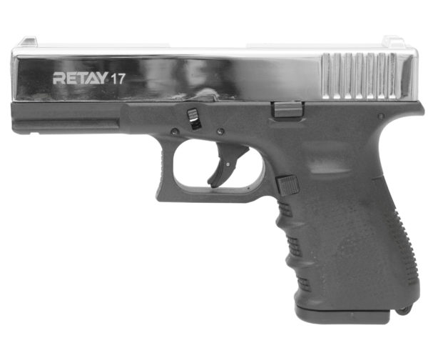 Охолощенный пистолет Retay Glock 17 (Никель)