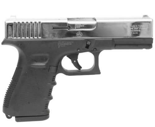 Охолощенный пистолет Retay Glock 17 (Никель)