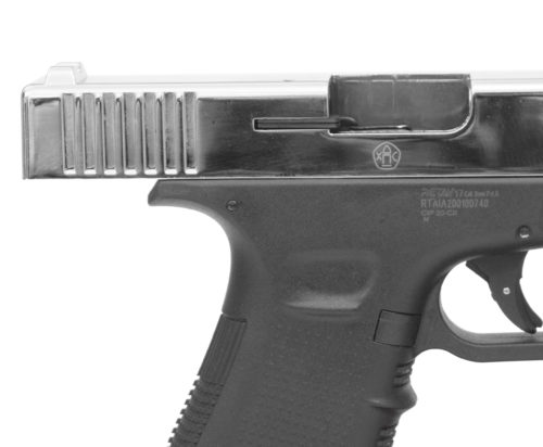 Охолощенный пистолет Retay Glock 17 (Никель)