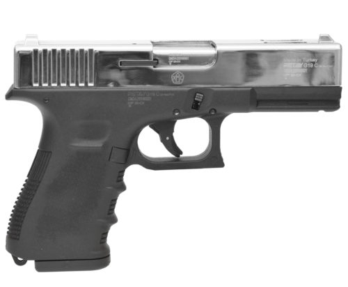 Охолощенный пистолет Retay Glock 19C (Никель)