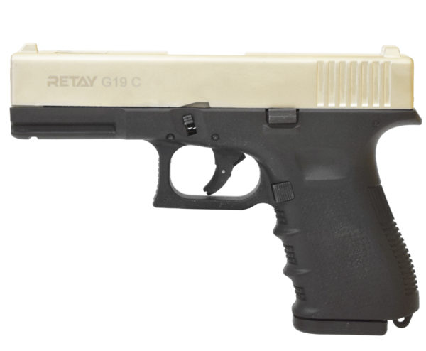 Охолощенный пистолет Retay Glock 19C (Сатин)